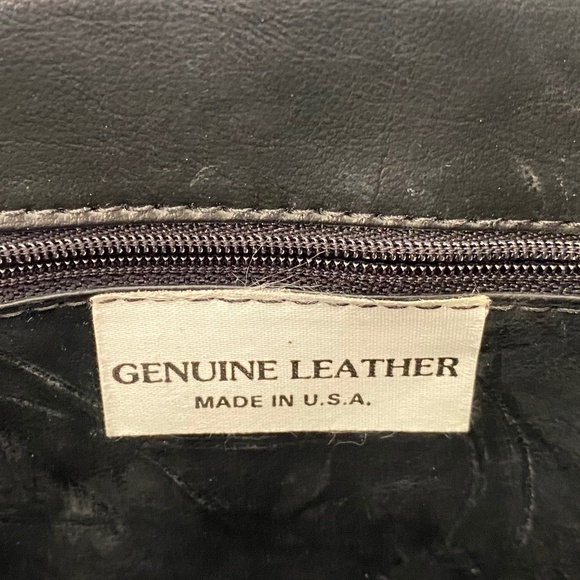 Vintage 80's Leather Purse - Picture 6 of 9